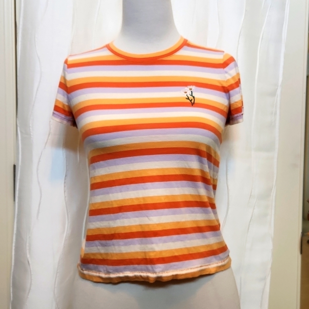 Madewell Daisy Embroidered Northside Vintage Shirt